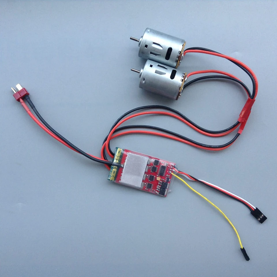 Regolatore di velocità esc spazzolato, 20a rc auto esc, esc spazzolato