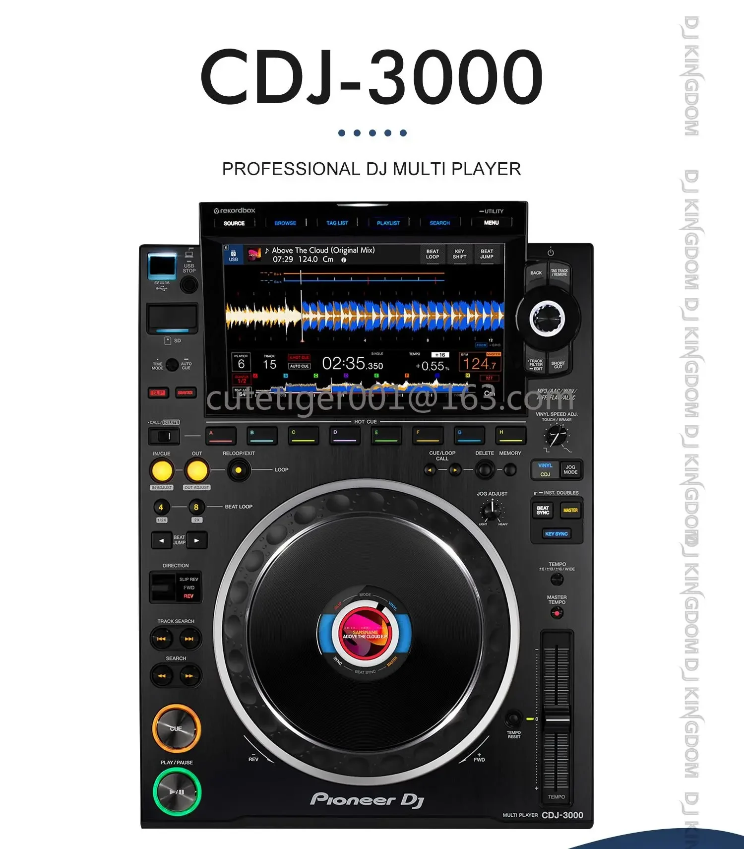 Pionier Pionier CDJ-3000 digitalen DJ Disk Recorder u Disk SD 