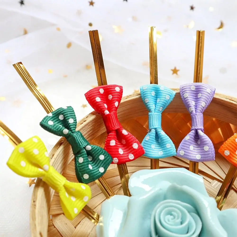 100Pcs New DIY Bow Tie Wrapping Golded Wire Bowknot Binding Wire Lollipop Candy Gift Packaging Bags Fastener Sealing Fixed Ties