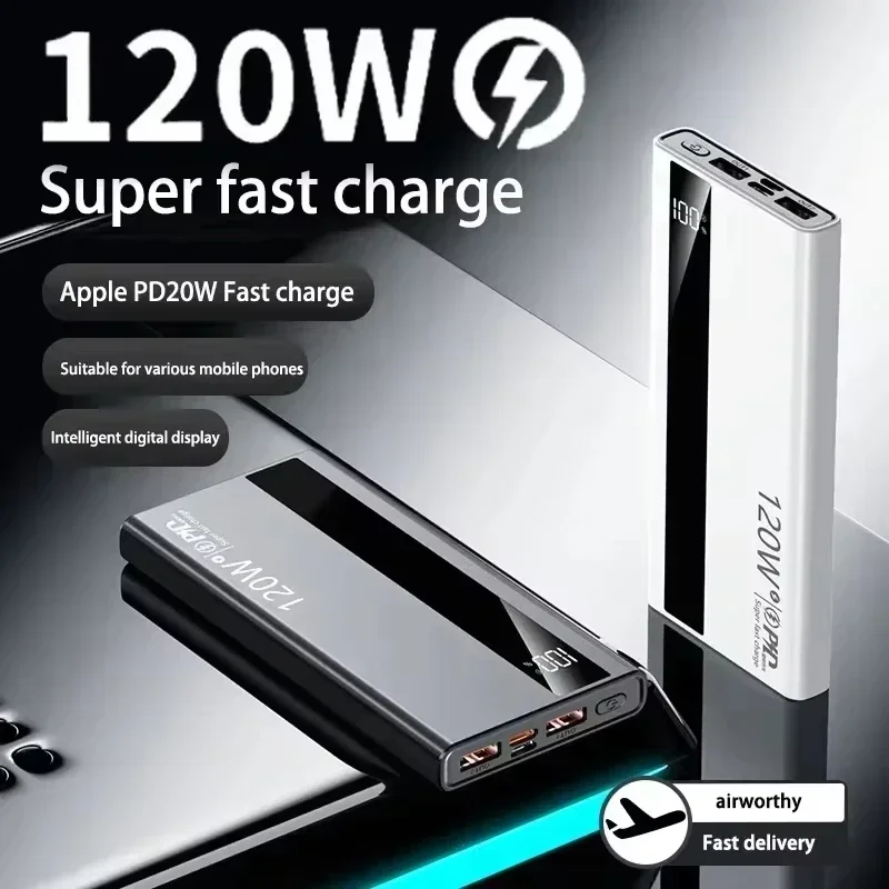 Nuovo Power Bank 2026 da 500.000 mAh, Batteria Esterna Portatile con Ricarica Super Veloce da 120W per iPhone e Samsung - Image 2
