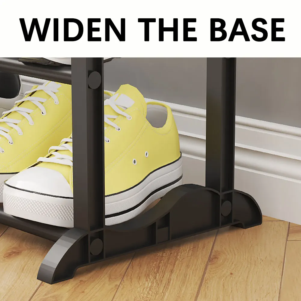10 Tiers Shoe Rack 30 Pairs Sturdy Shoe Shelf Vertical Boot Organiser for Entryway Closets
