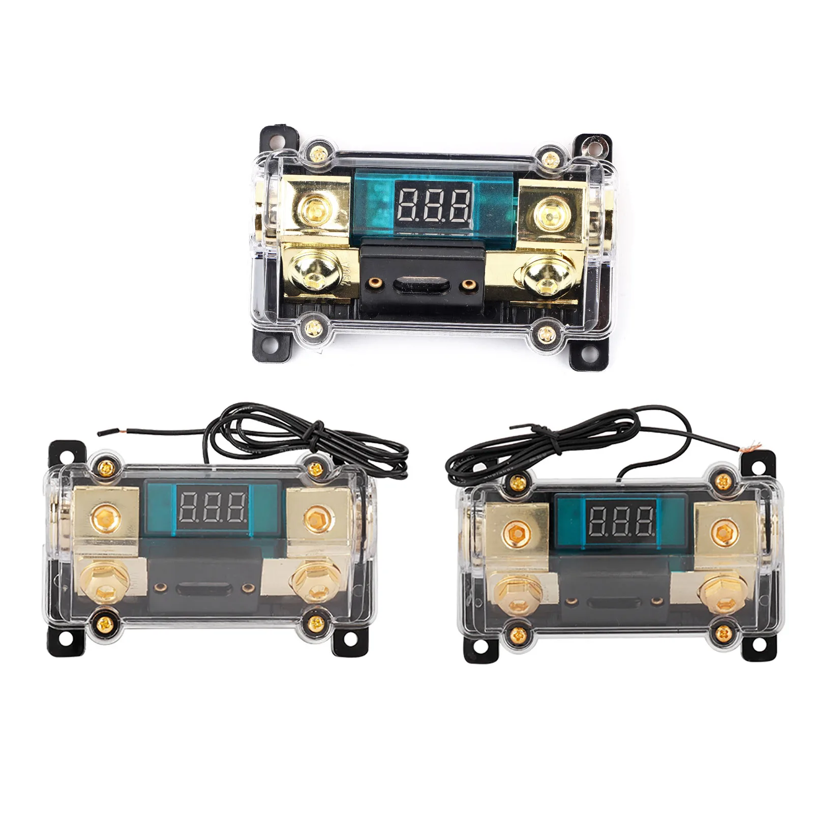 Car Audio Power Holder Audio Power Holder Car Stereo Distribution Block Box Digital Display