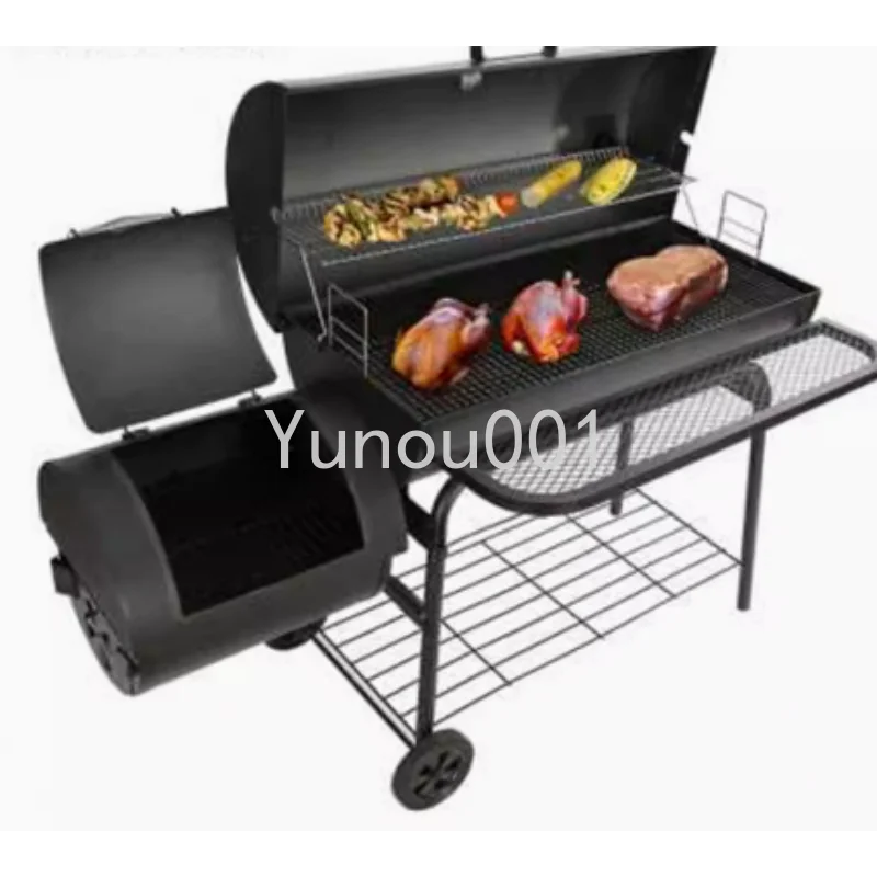 

Royal Gourmet CC1830S 30 "BBQ Charcoal Grill and Offset Smoker | 811 Square Inch Cooking Noodles, Outdoor Camping | Black