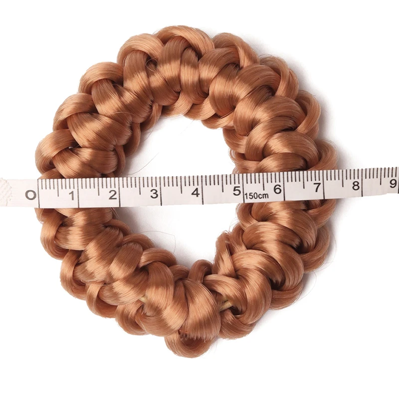 Elastic Headband with Braided Hair Loops