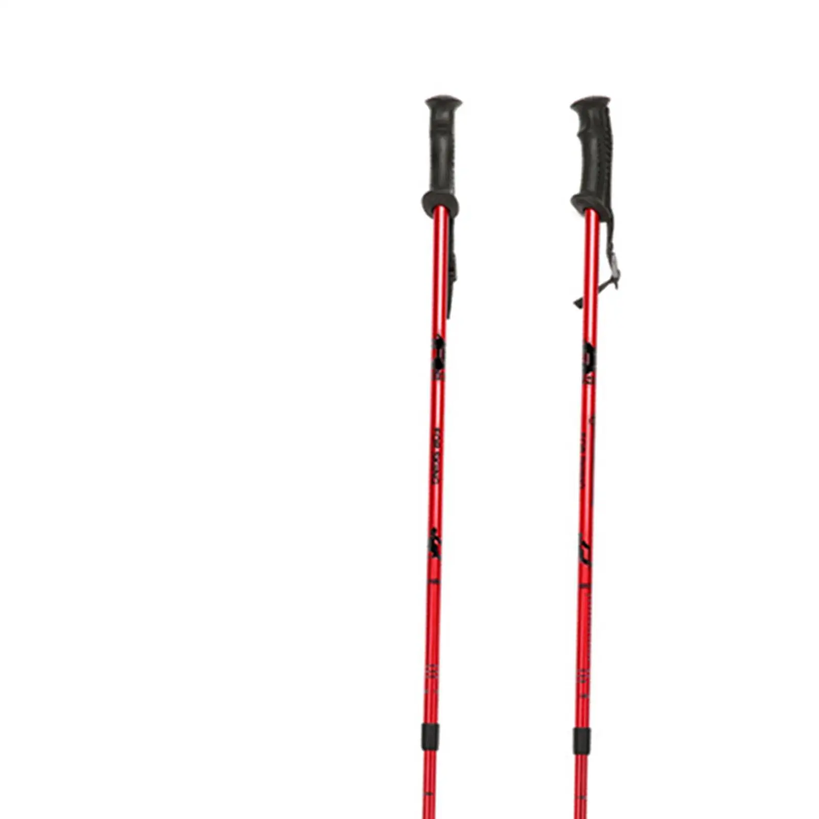 Ski Poles for Adults Kids with Lock System Ergonomic Grip Walking Sticks for Winter Sports Hiking Skiing Mountaineering Outdoor 5