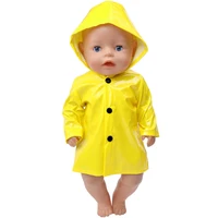 Imperméable bébé beurre Ocolar & Generation American pour enfants, manteau beurre pour fille, jouets pour enfants, accessoires vestisens, 43 cm, 18 po 4