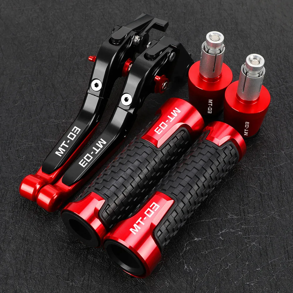 

Motorcycle MT-03 Brake Clutch Levers Handlebar Hand Grips End For YAMAHA MT 03 MT03 2015 2016 2017 2018 2019 2020 2021 2022 2023