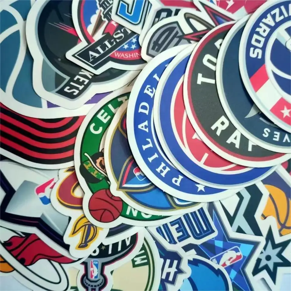 Рисунок 2 - Наклейки баскетбольной команды 50 шт.