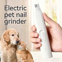 USB Rechargeable Electric Pet Nail Grinder for Dogs & Cats – Quiet Motor with Diamond Grinding Wheel 1