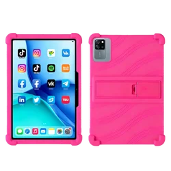 Soft Silicone Protective Case for 10.1 Inch Tablet - Blackview Tab Series (Pink)