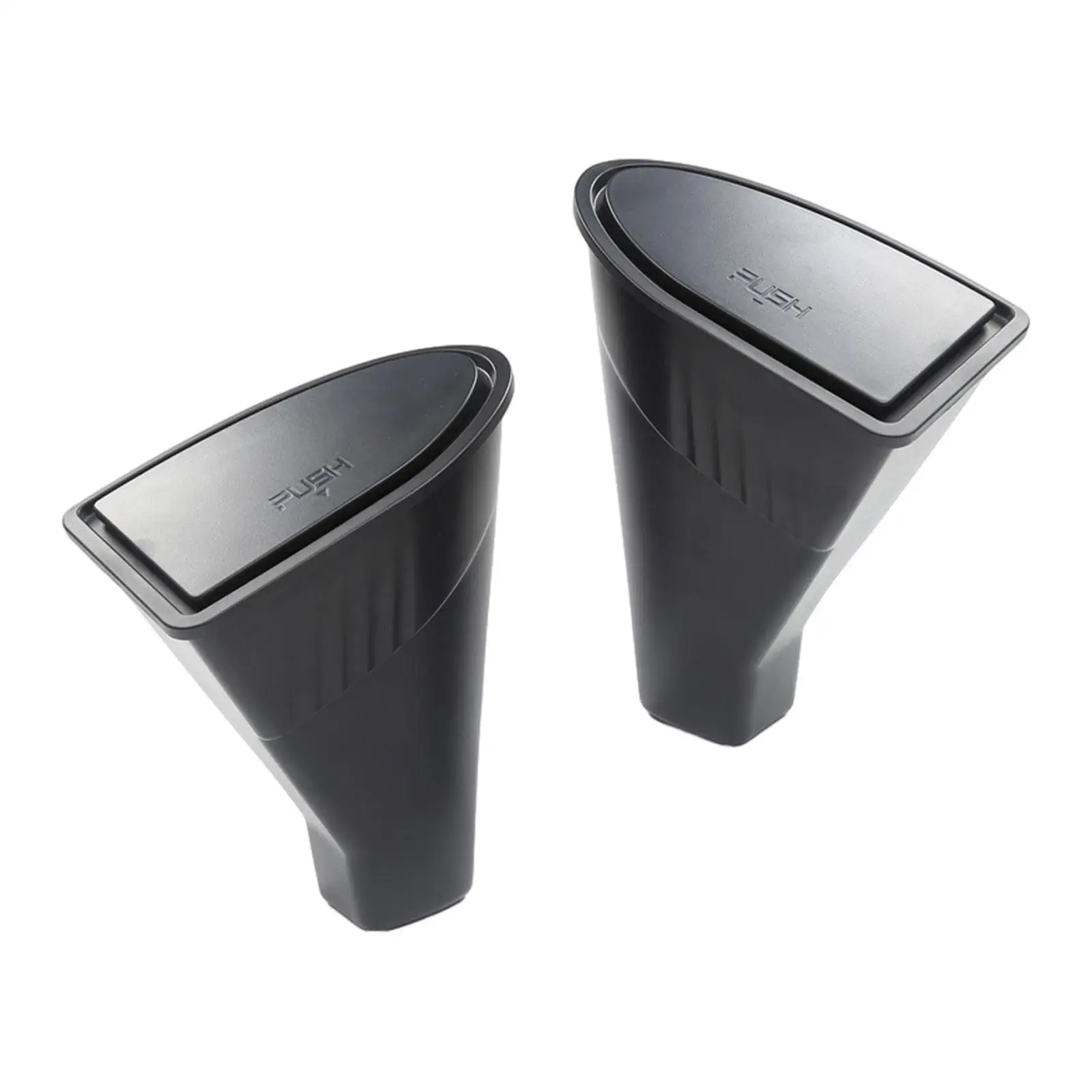 2 Pieces Front Door Side Storage Box Litter Container Umbrella Holder