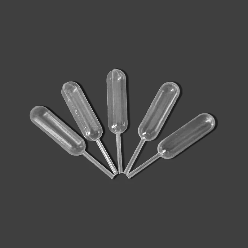 50Pcs/Bag 4ml Disposable Pipettes For Pastry Cake Decorations Portable Squeezing Dropper Plastic Squeeze Dropper