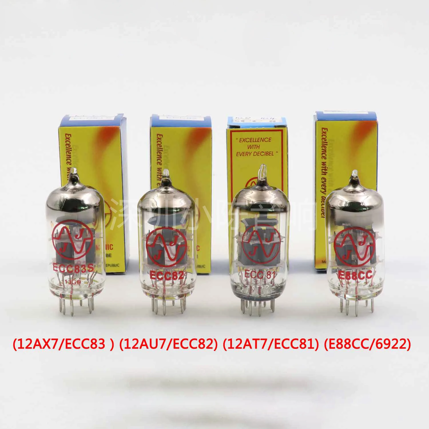 Ceco Jj 12 Ax7/Ecc83 12 Au7/Ecc82 12 At7/Ecc81 E88Cc/6922 Tubo Tubo A Vuoto