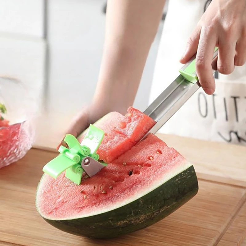 Melon Watermelon Cantaloupe Slicer Stainless Steel Fruit Divider Cutter