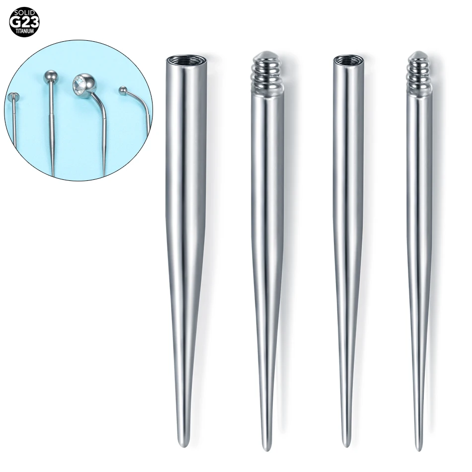1PcG23TitaniumInsertionPinTaperPiercingStretchingToolfor