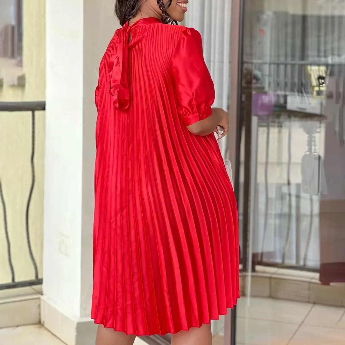 Plus Size Loose Elegant Evening Dress Ruffle Women Party Dress 2023 Spring Casual Luxury Robe Female Designer Fashion Outfit