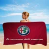 Alfa R-Romeo Logo Big Microfiber Beach Towels Quick Dry Towel Sand Beach Towels Pool Towel for Travel Swim Pool Yoga 4
