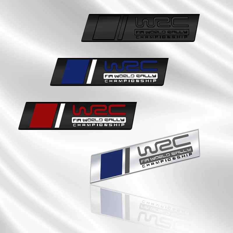 3D Car Wrc Fia World Rally Championship Design Griglia Badge Emblema Anteriore Tronco Posteriore Adesivo Corpo Per Polo R Spotmodel Accessorio