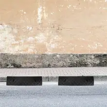  Rubber Curb Ramps Threshold Ramp Slope Ramp For Driveway Car Motorcycle Loading Dock Rubber Curb Ramps For Driveway Slope Mat 