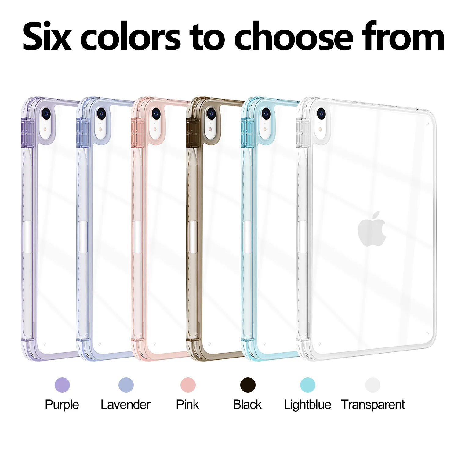 Transparent Tablet Case with Pencil Slot and Enhanced Protection