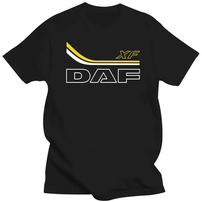 Abbigliamento Uomo T-Shirt Daf Da Uomo Truck Driver Top In Cotone Nero