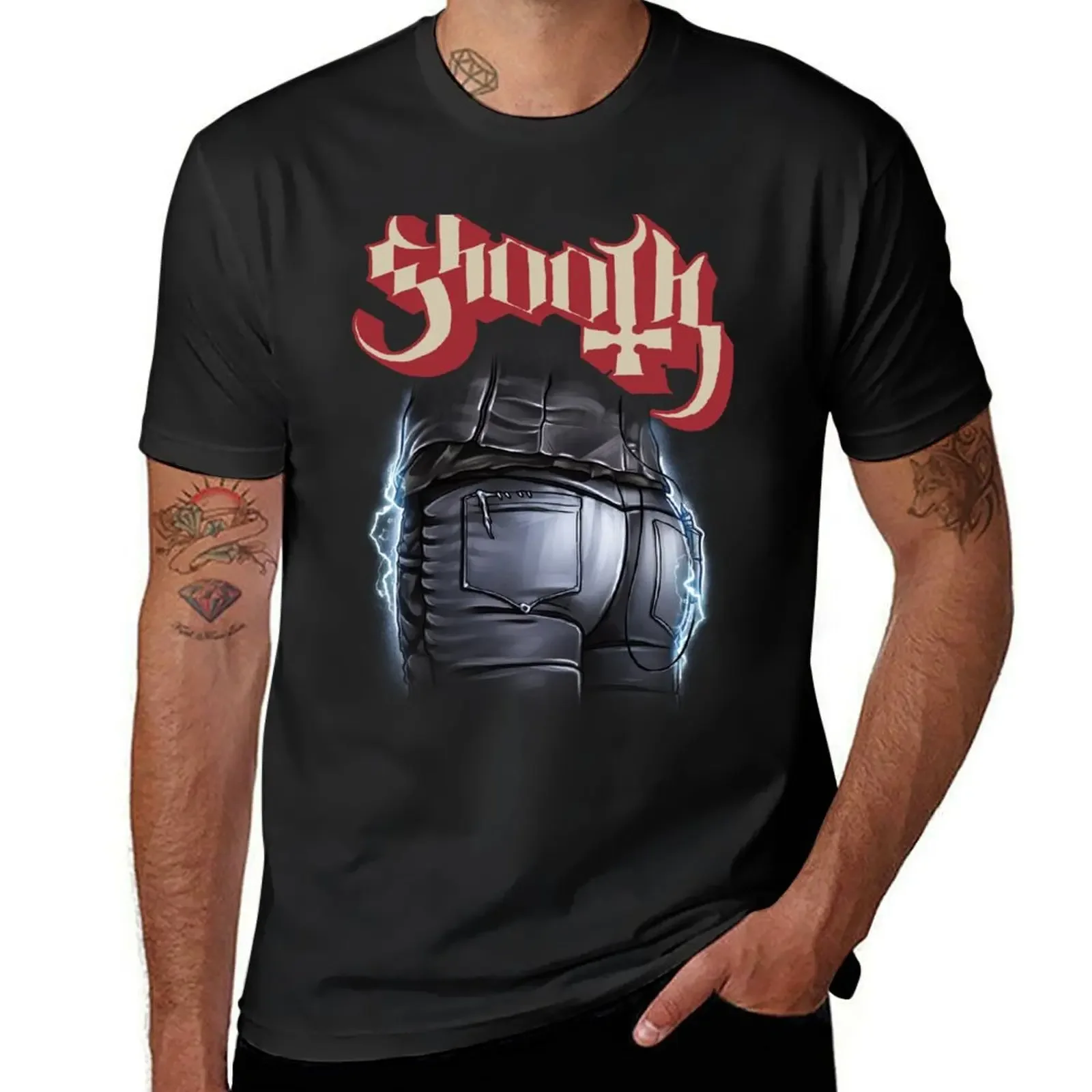 

Ghooty T-shirt sports fans oversized men clothings