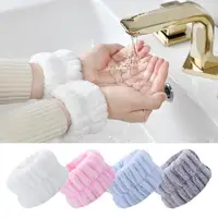 Wrist Washband Microfiber Wrist Wash Towel Band Wristband Scrunchies For Wash Face Absorbent Wrist Sweatband For Women Headband 1