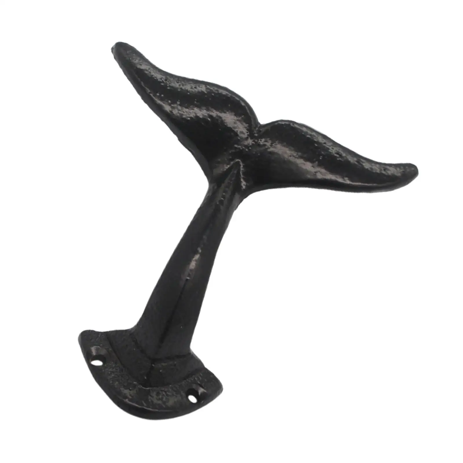 Whale Tail Hook Clothes Hook Cast Iron Whale Tail Wall Hooks for Towels Living Room 2