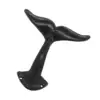 Whale Tail Hook Clothes Hook Cast Iron Whale Tail Wall Hooks for Towels Living Room 2