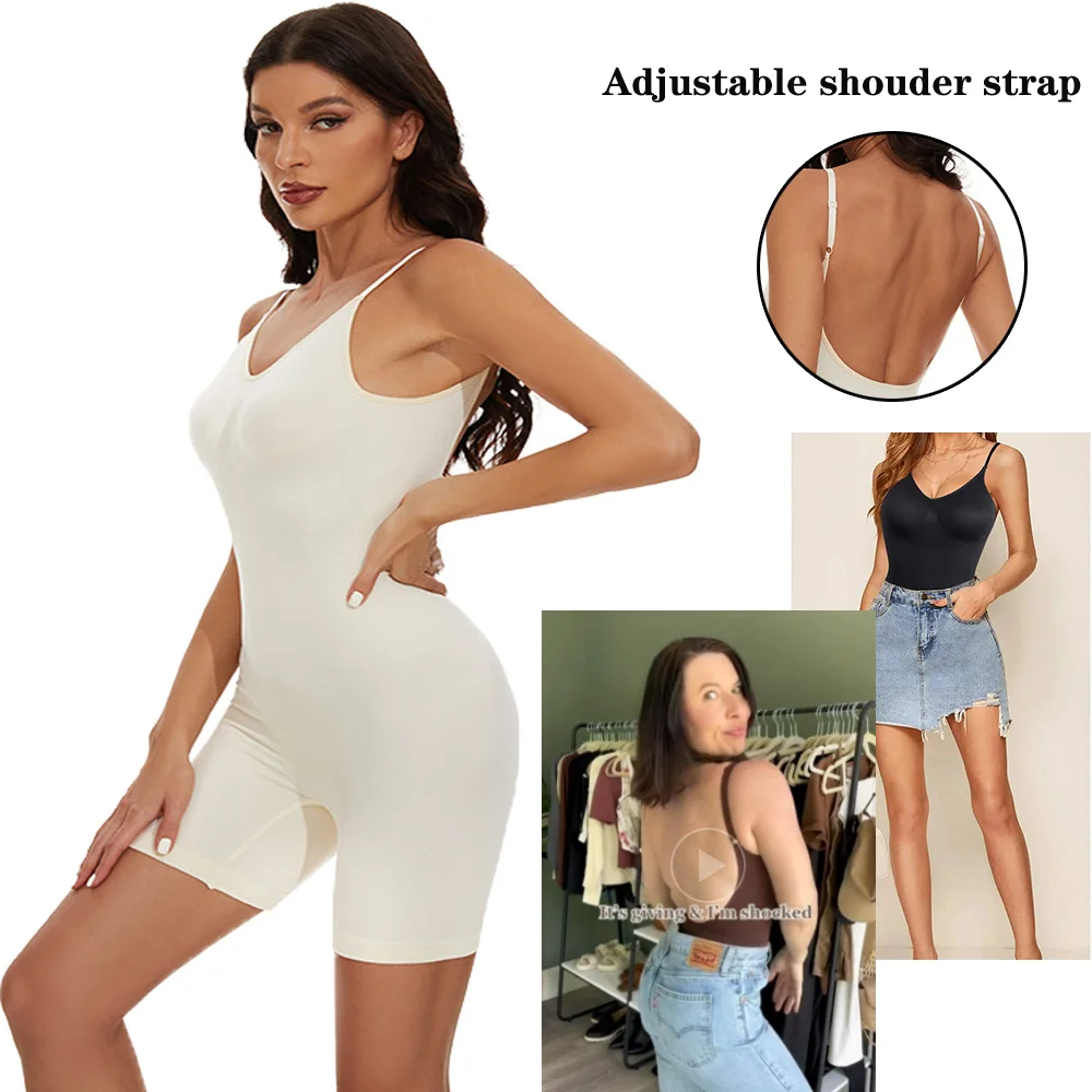 Reducing and Shapers Bodysuit Women Modeling Straps Low Back Waist Trainer Underwear Shapewear Colombiana Bodysuit