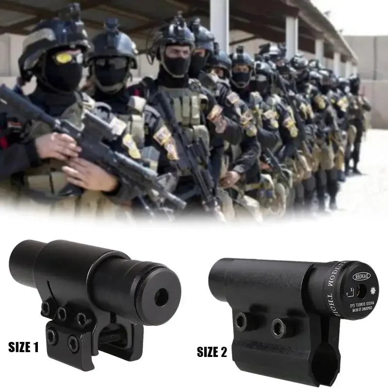 Tactical Red Laser Sight 20mm/11mm Rail Mount Laser Dot Sight for Airsoft Rifle AK47 AR15 Huntting Accessories with Battery