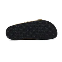 Summer Cork Slippers Men Beach Slides Shoes Woman Flat Low Heels Sandals Casual Flip Flops Cozy Nubuck Leather Clog Shoes Couple - Image 5