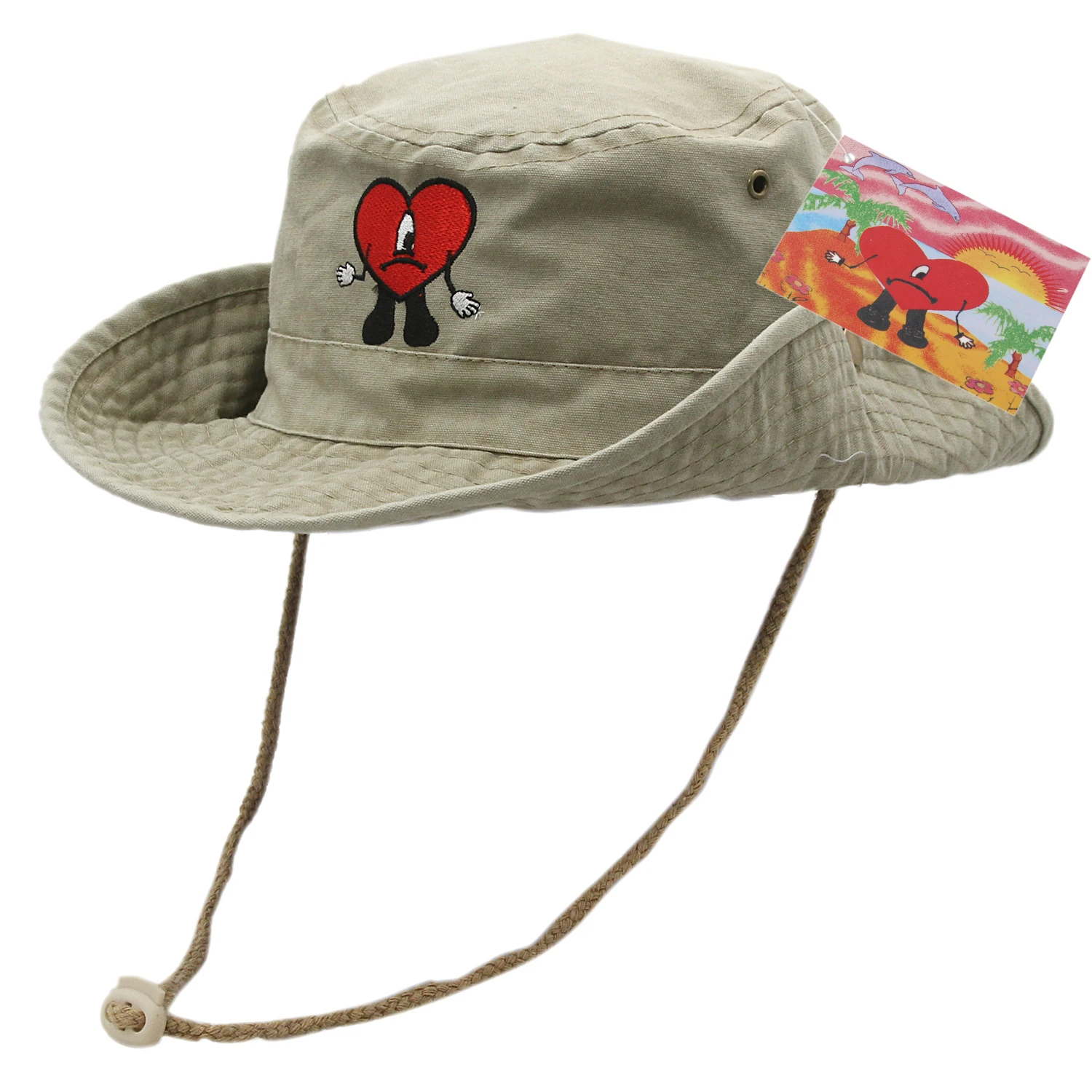 Cotton Embroidered Bad Bunny Fisherman Hats Un Verano Sin Ti Bucket Hat Woman Summer Foldable Sun