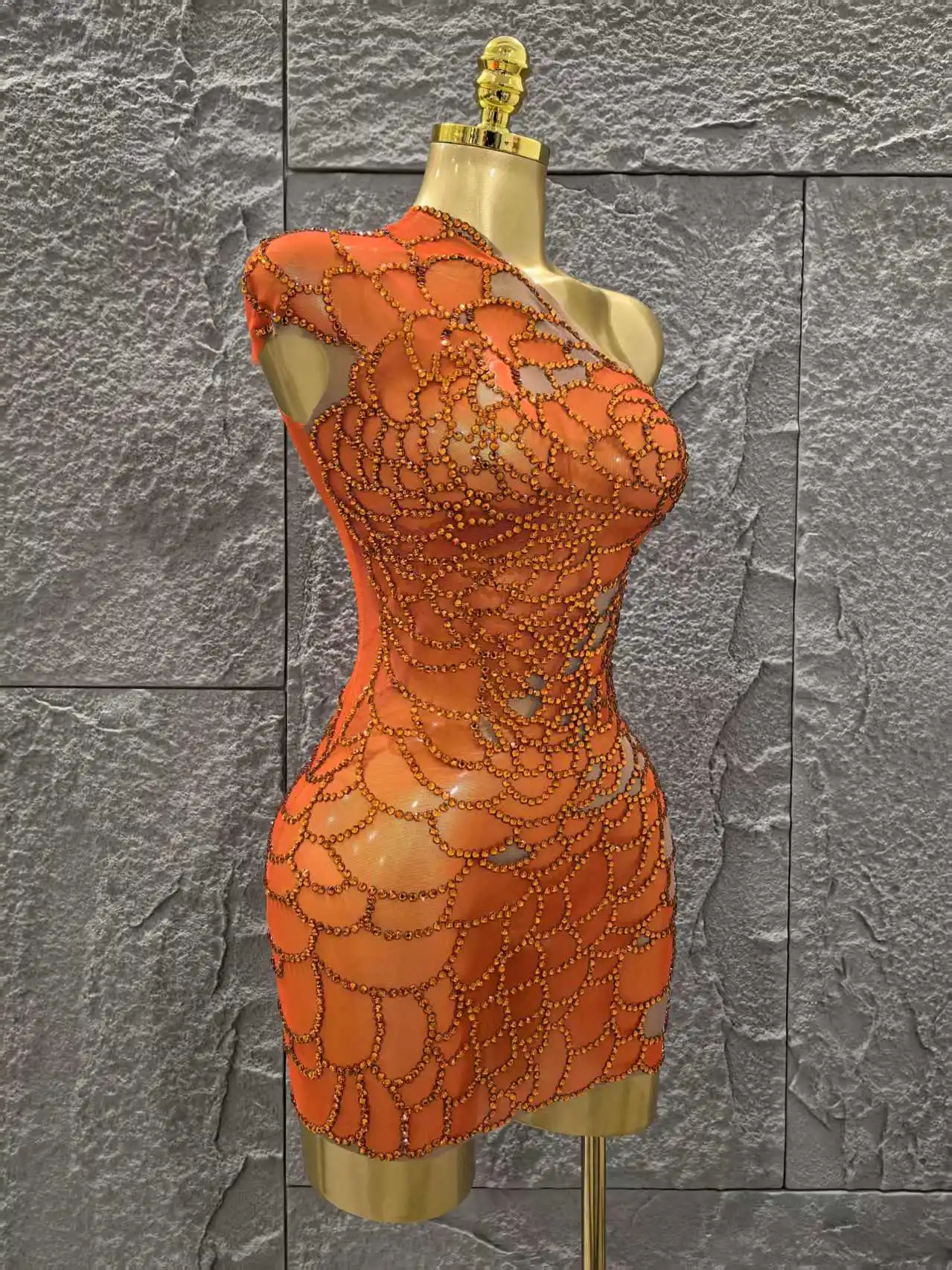 VIIZREL Denim Dress Close-up
