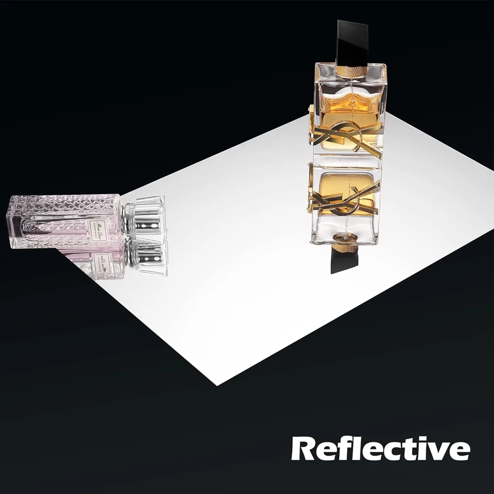 1roll 3D Mirror Wall Sticker Self-adhesive Lens Flexible DIY TV Background Sticker Removable Mirror Wall Non-glass Mirro