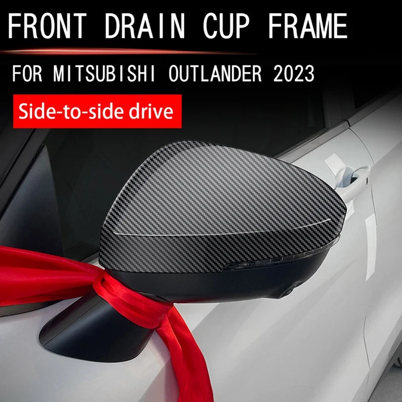

Чехол для зеркала заднего вида внешняя отделка для Mitsubishi Outlander 2022 + чехол для бокового зеркала