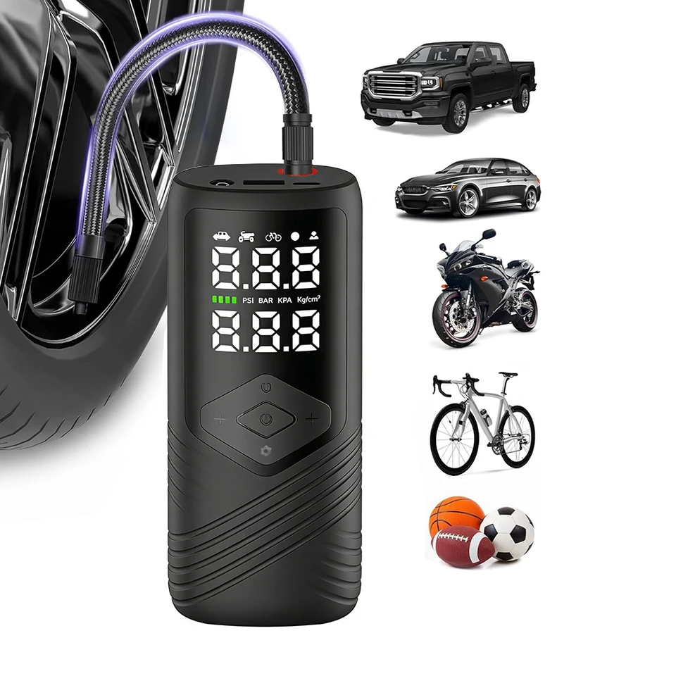 150PSI Cordless Air Compressor Tire Inflator For Car Motorcycle - View #6