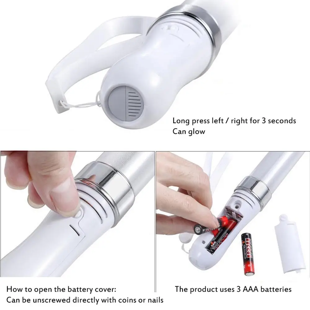 15 Color-Changing Glow Light Stick Battery Powered Dmx Remote Control Glow Stick For Live Wota Parties Celebrations Supplies led light