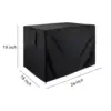 Dog Cage Rainproof Dust Covers Outdoor Universal Dog Wire Crate Cover Waterproof Sun Protection Durable Pet Kennel Case 5