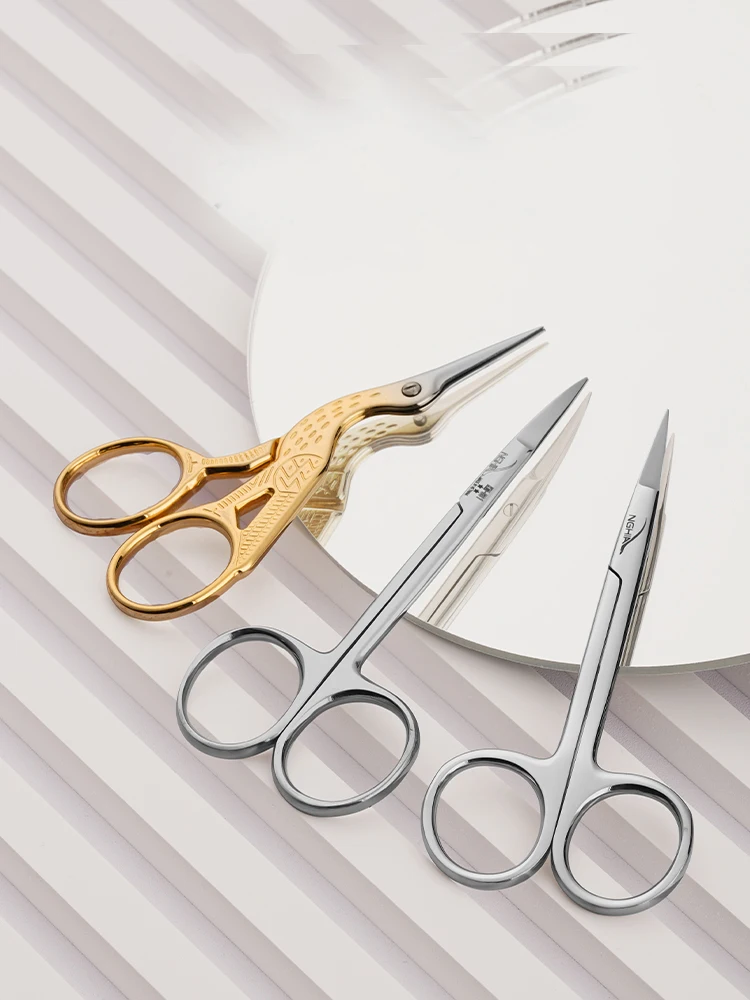 Eyebrow scissors for women's facial eyebrow repair tools, eyebrow scraper, beaut