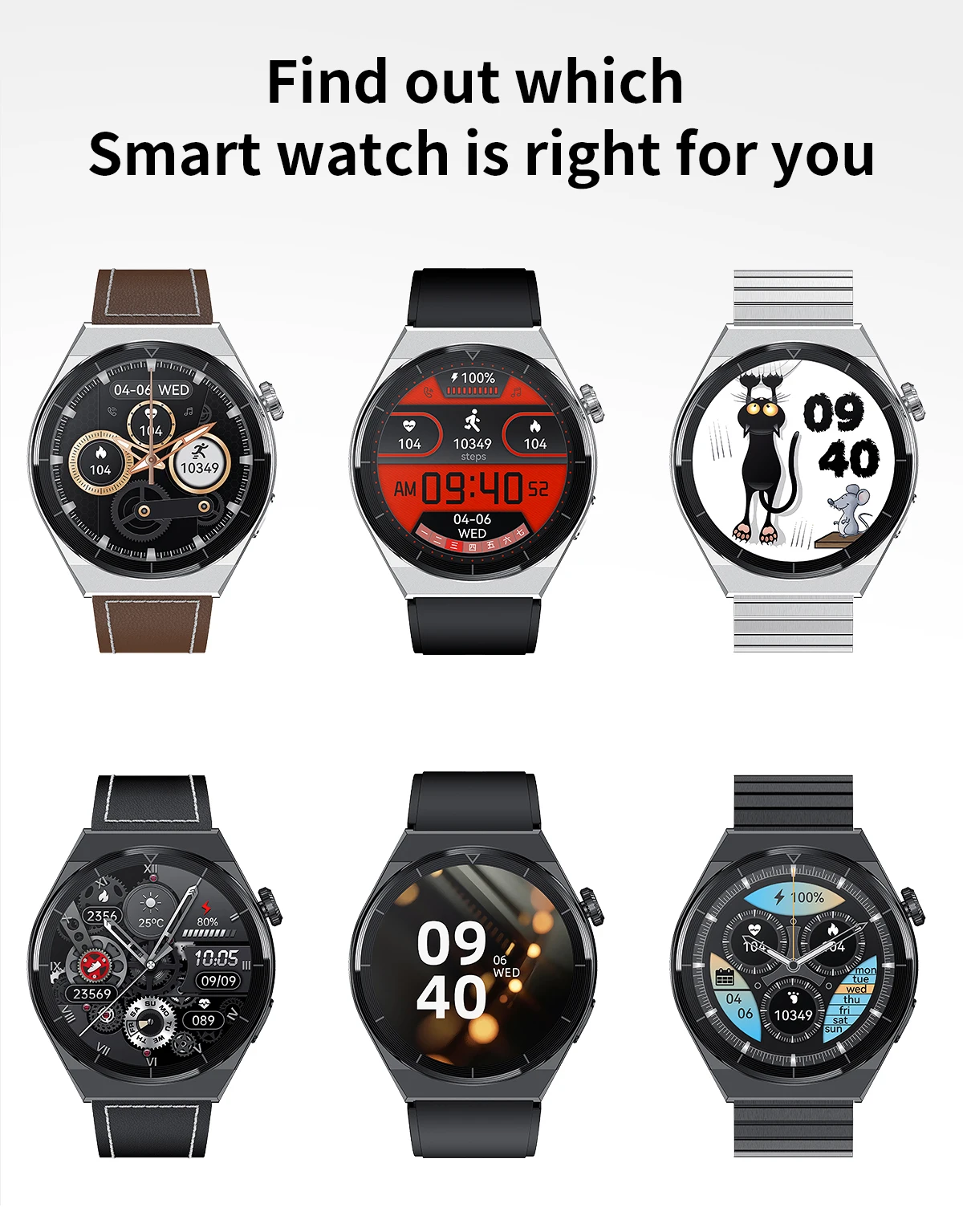 Huawei Gt3 Pro Smart Watch Bluetooth Call 20+Exercise Mode Heart Rate