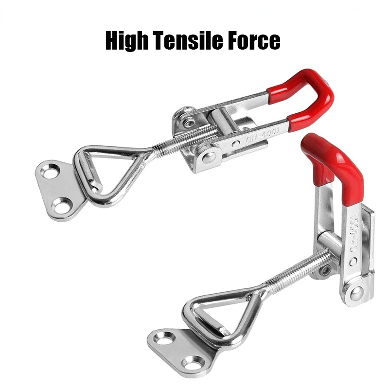 Adjustable Toolbox Case Metal Toggle Latch Catch Clasp Quick Release Clamp Anti-Slip Push Pull Toggle Clamp Tools furniture hardware toggle latches