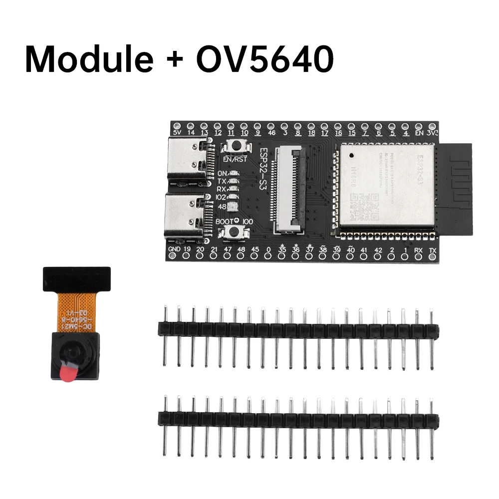 ตัวเลือกสินค้า บอร์ดพัฒนา ESP32-S3 พร้อมกล้อง WiFi Bluetooth