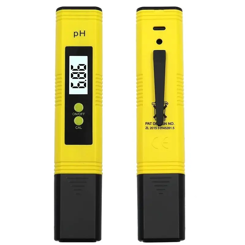 PH Meter 0.01 High Precision For Water Quality Tester 0-14 Range Aquarium Swimming Pool