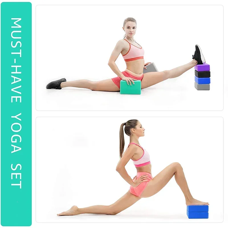 Non Slip Yoga Brick 1PC High Density Foam Block for Pilates Dance Stretching Exercise Home Gym Equipment Fitness Eva Mat S5930deef720f4d4cb1de2b964686cc81H