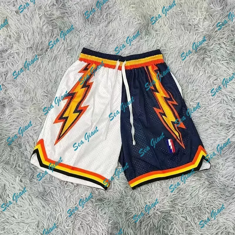 Summer Kids Men American Hiphop Shorts Children Fashion Letter Printed Beach Shorts Boys Girls Sports Casual Short Pants