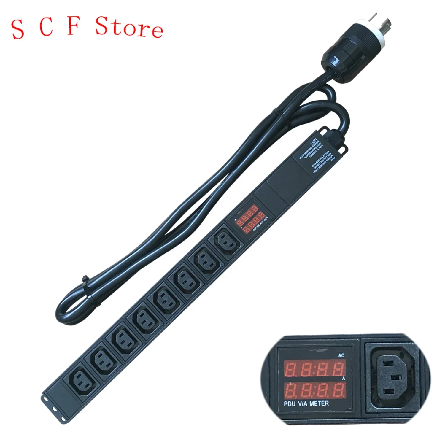 Oit 8way 30amp 240V L6-30P Промышленный разъем C13 для Rig чехол Pdu с блоком распределения питания