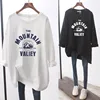 Summer New T-Shirt Female Short-Sleeved Maternity Wear New Love Cotton Mid-Length Loose Maternity T-Shirt Sweater Maternity Tops 2