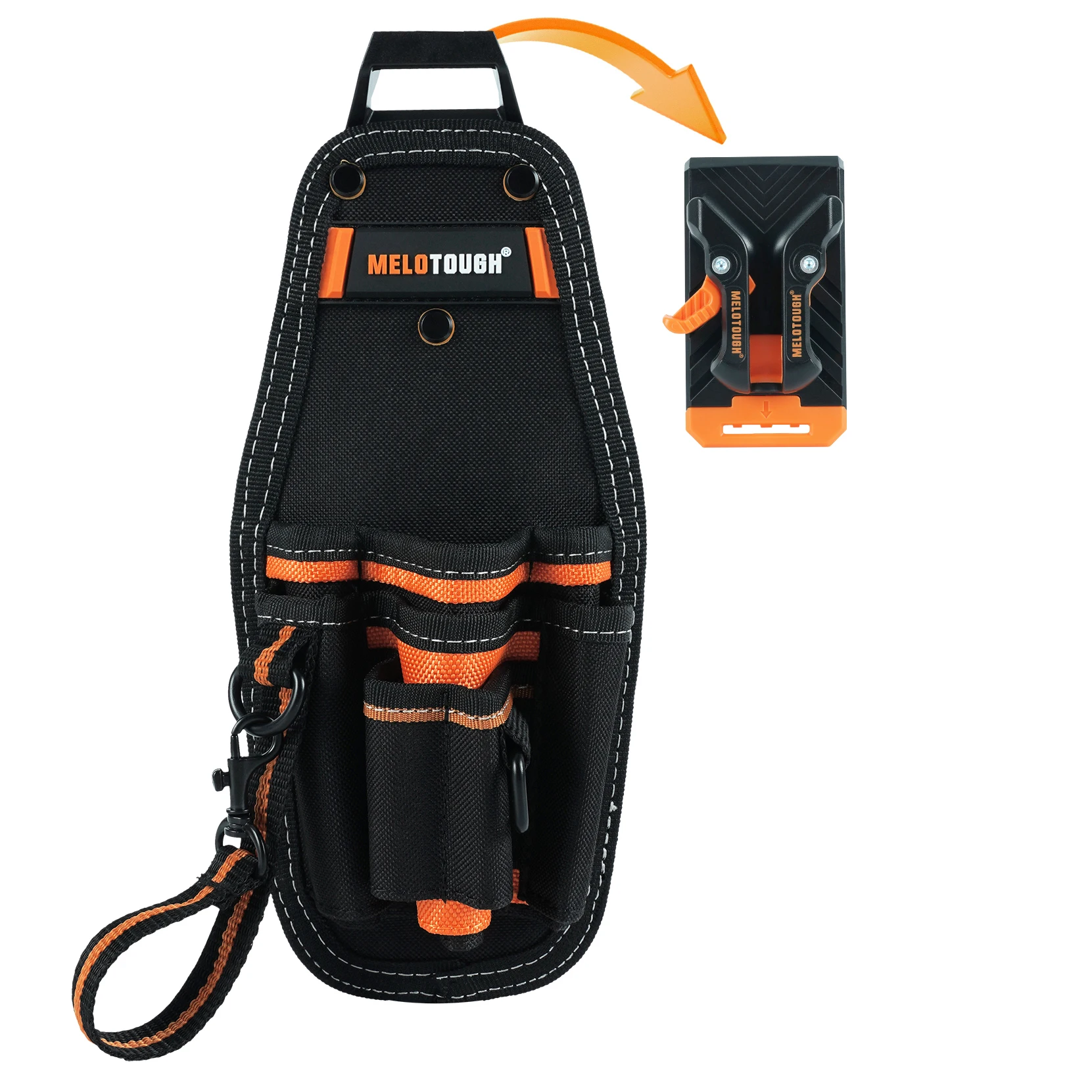 Tool Belt MELOTOUGH 8-Pocket Technician Pouch Tool Pouch