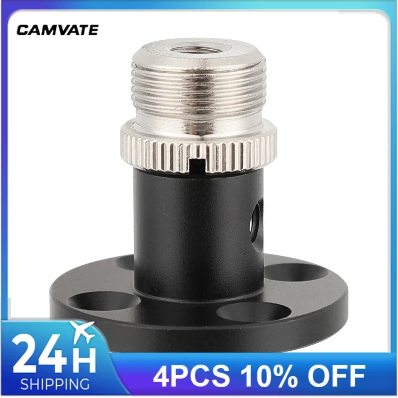 Supporto Microfono Da Tavolo CAMVATE Con Filettatura 5/8-27 - In Alluminio E Ottone Per Studio - Foto 10